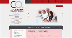 Desktop Screenshot of cqeducation.com.au